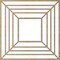 Ekena Millwork Raven Wood Fretwork Pierced Ceiling Medallion, Birch, 40"OD x 14 5/8"ID x 1/4"T CMWP40X40X0250RABI - alternate 2